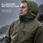 Men's Outdoor Waterproof Hooded Jacket